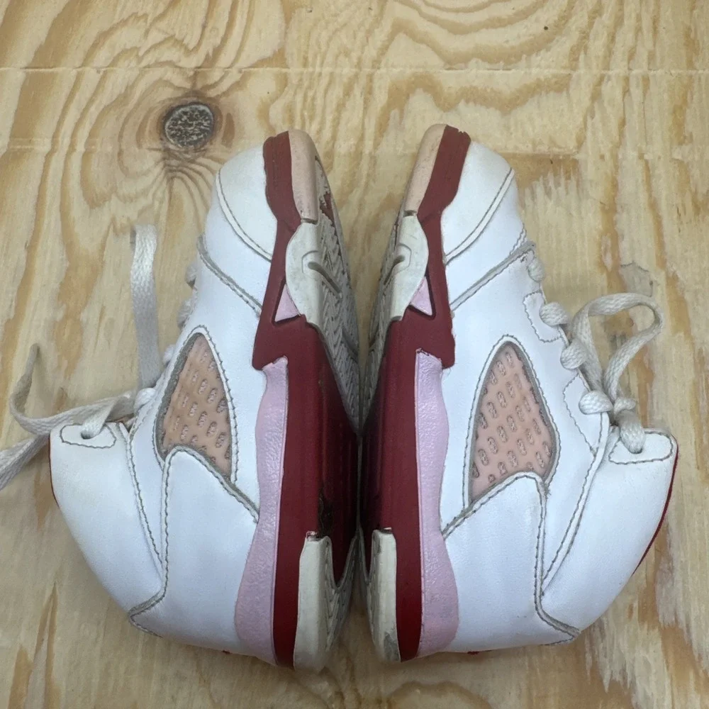 Nike Jordan 5 Retro Pink Foam‎ Toddler Shoes 7C Girls 725172-106 Baby Sneakers
